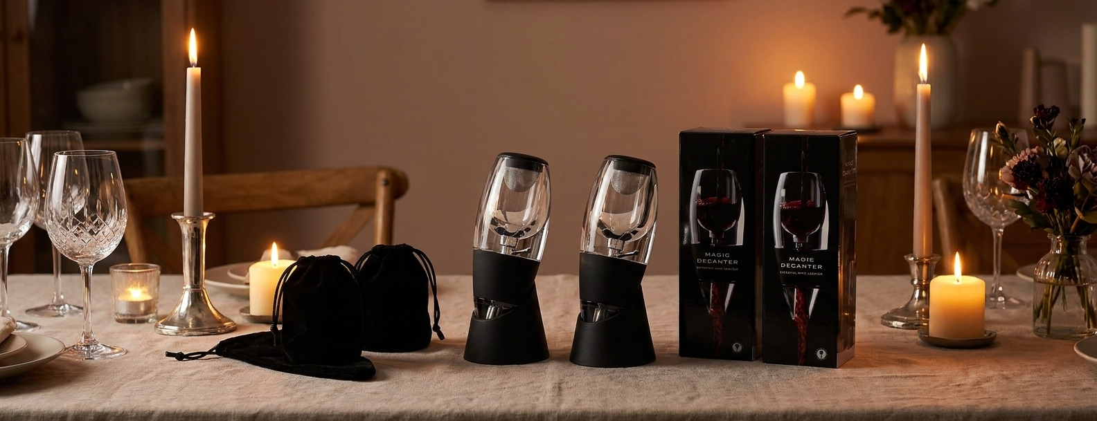 Aérateur de vin — révélez vos arômes en un geste