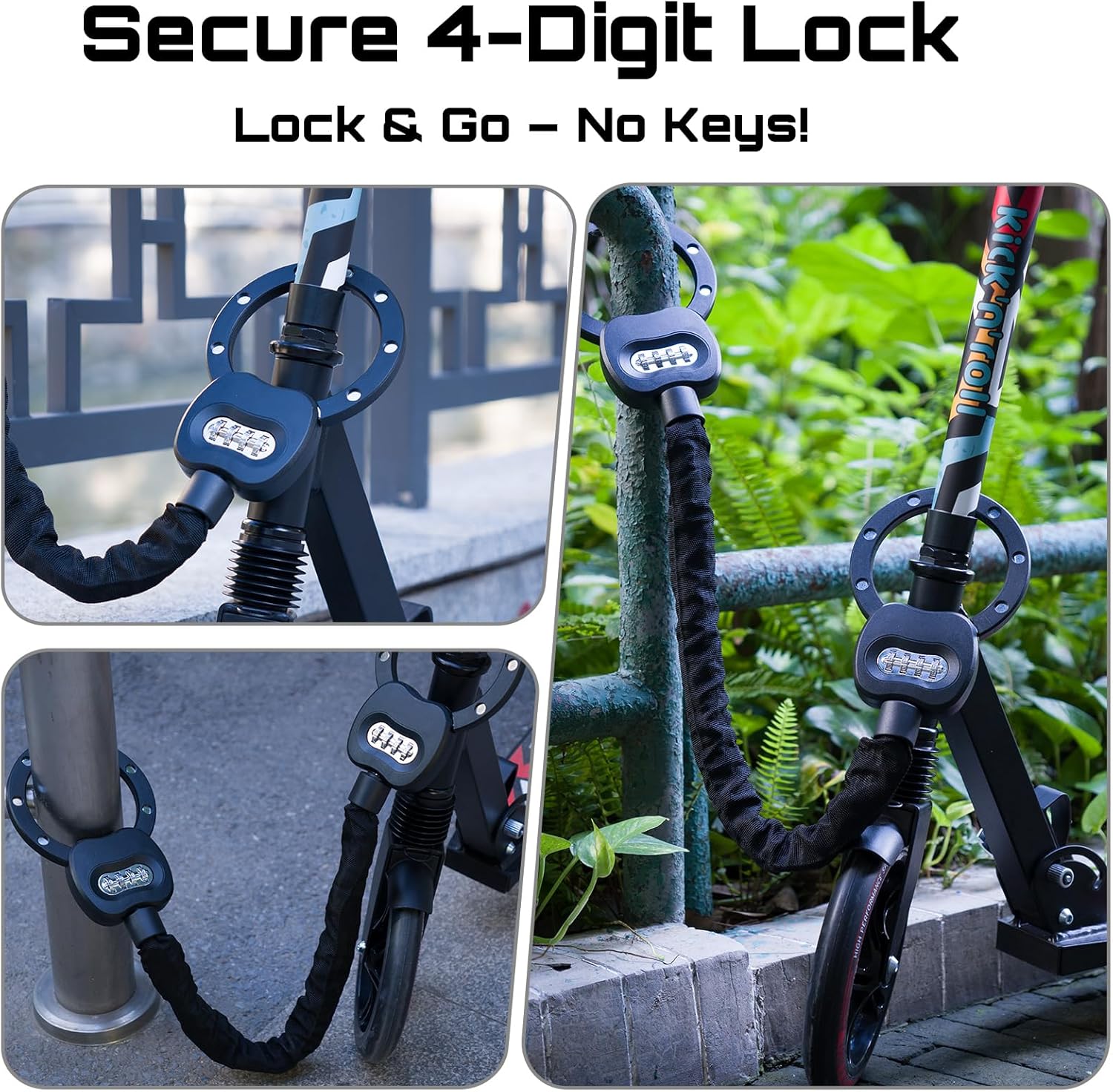 Cadenas à code 30 cm à combinaison – sans clé — 7
