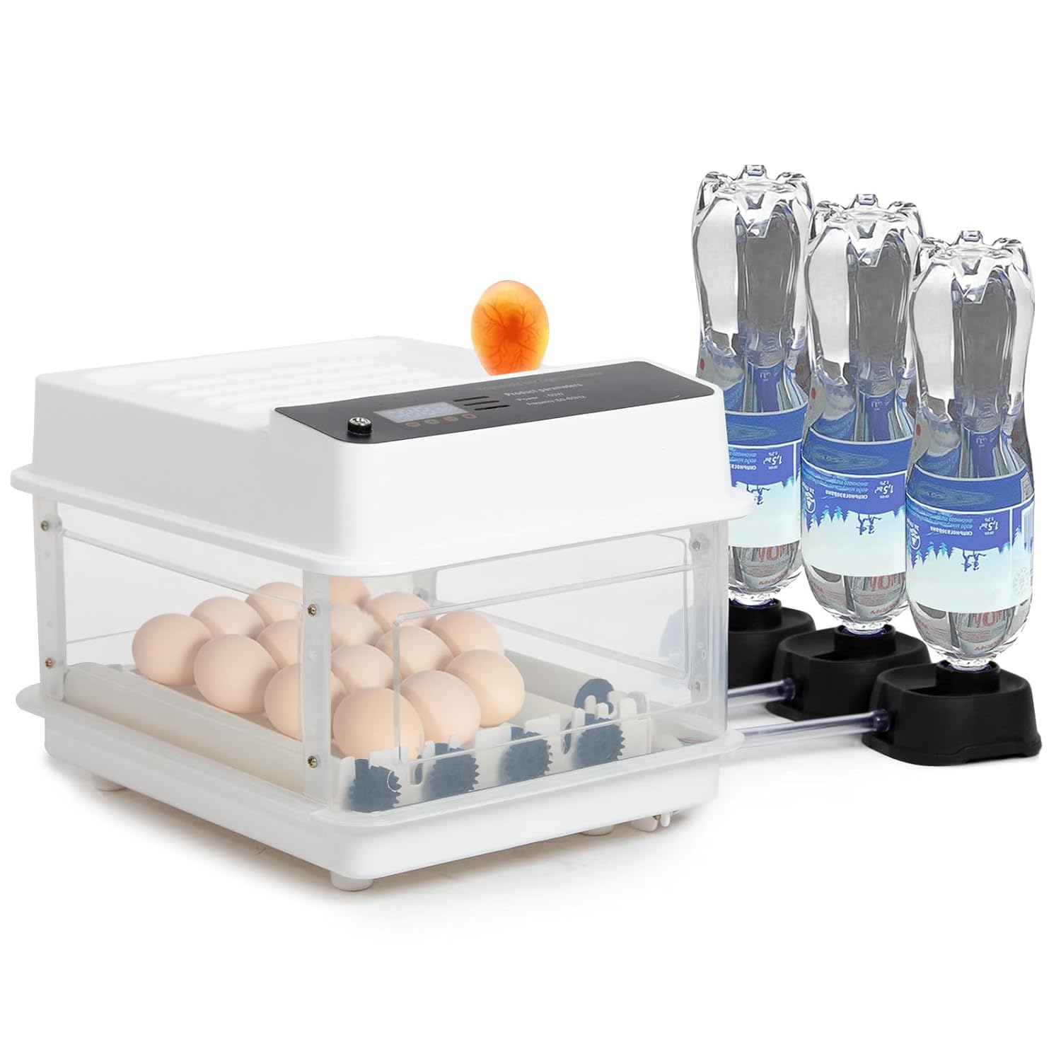 Couveuse automatique 15 œufs mini 31 cm LED