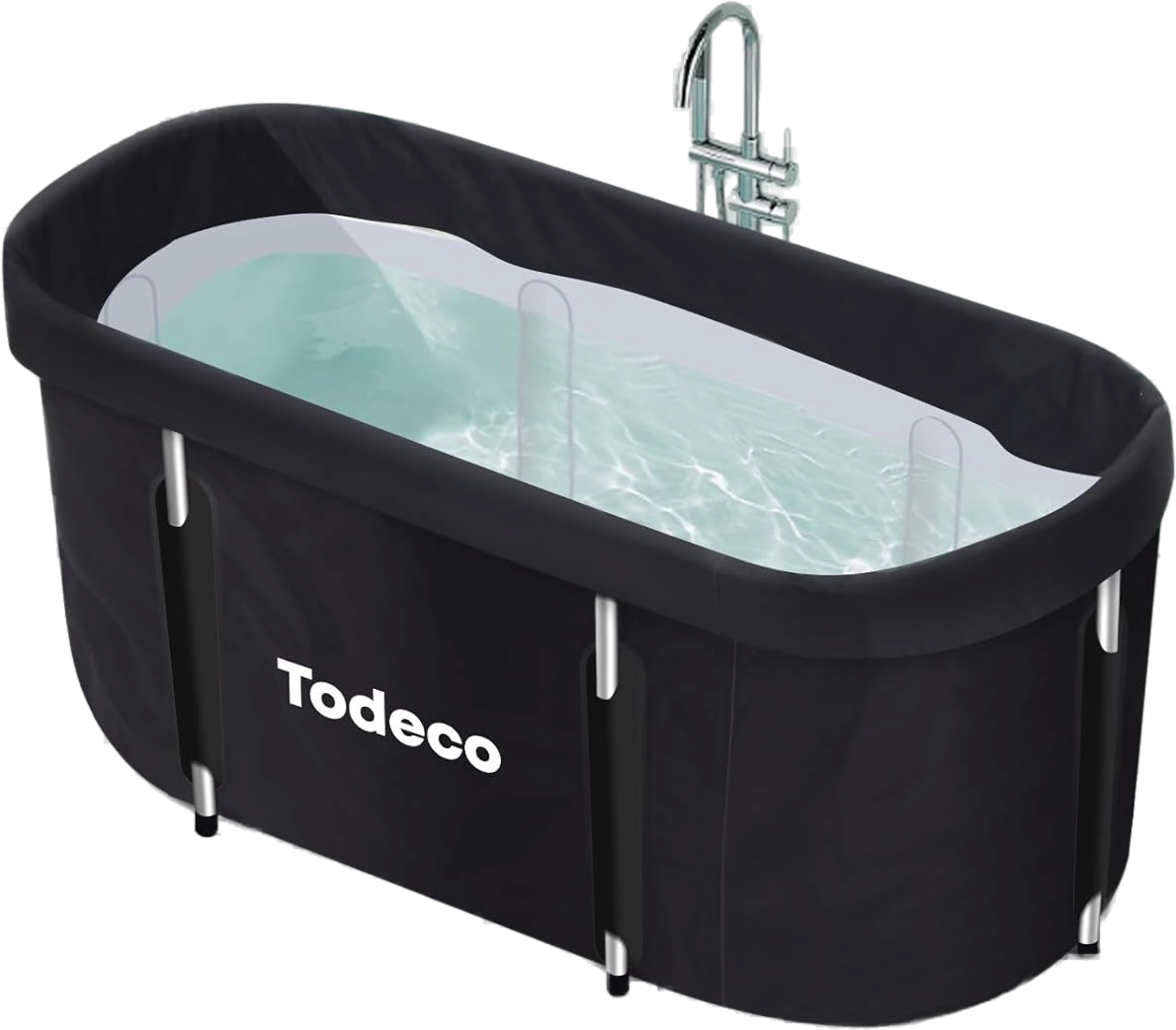 Baignoire pliable 120 × 57 × 55 cm avec dossier — 10