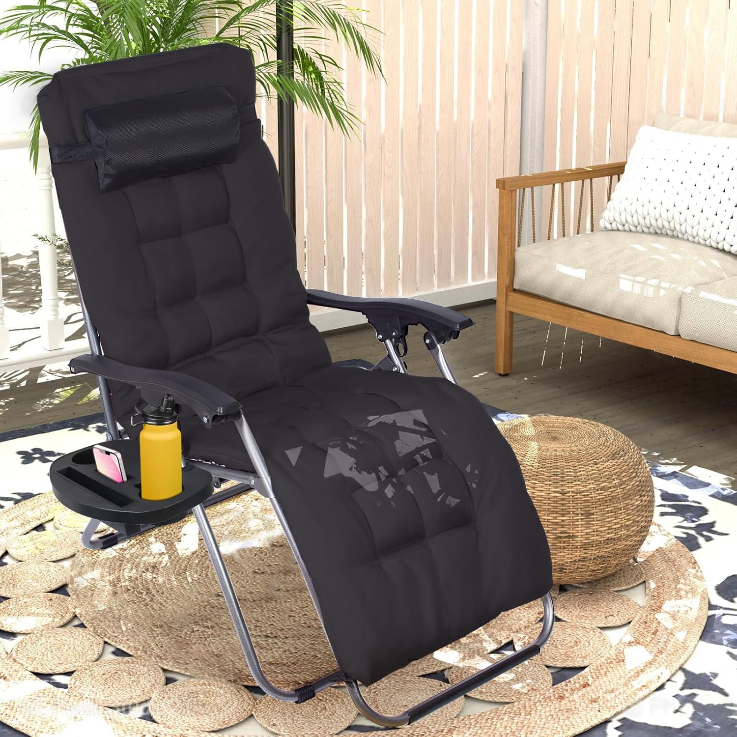 Chaise camping zéro gravité compact 110 cm — 5