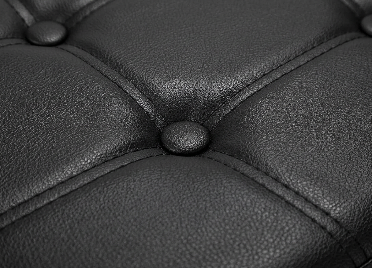 Banc noir — malle de rangement pliable — 8