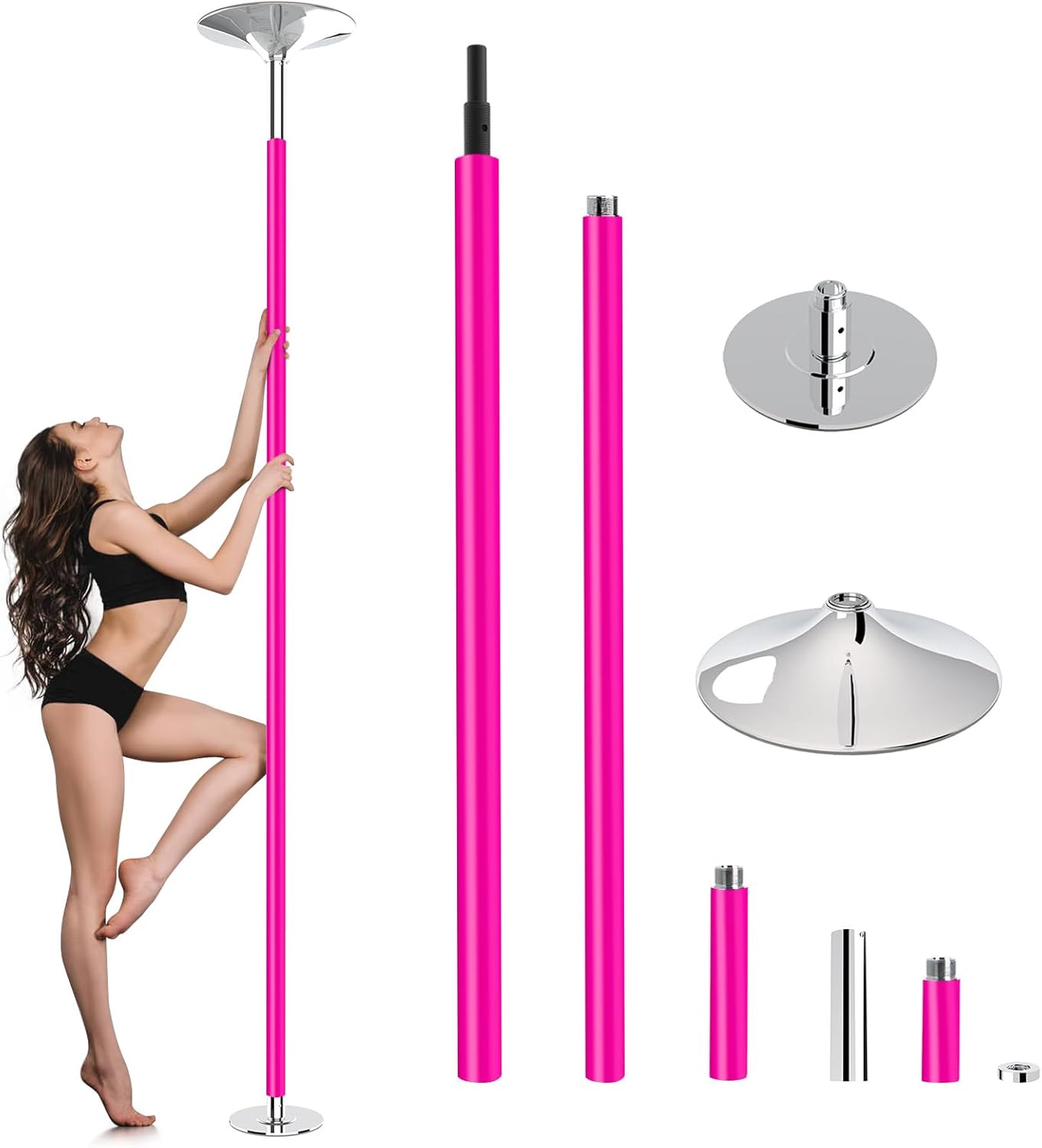 Barre dance pole dance rose sans perçage — 1
