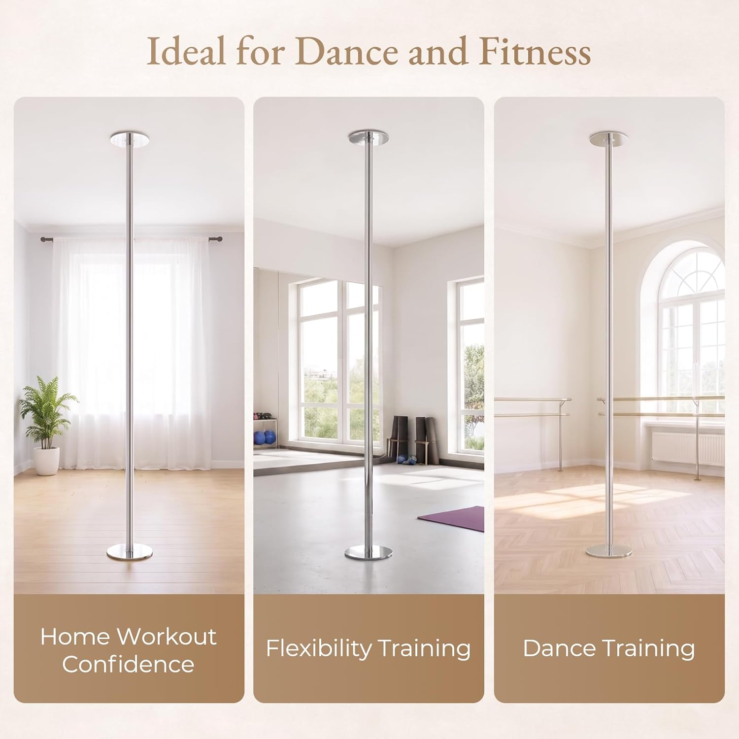 Dance pole dance: barre à pression stable — 7