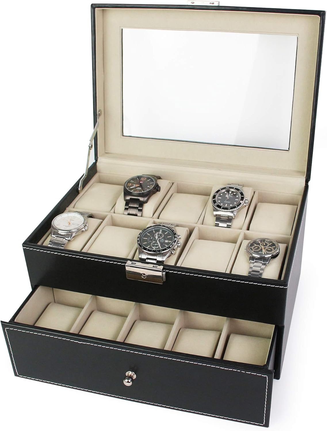 Boîte à bijou 20 montres — rangez sans encombrer — 7