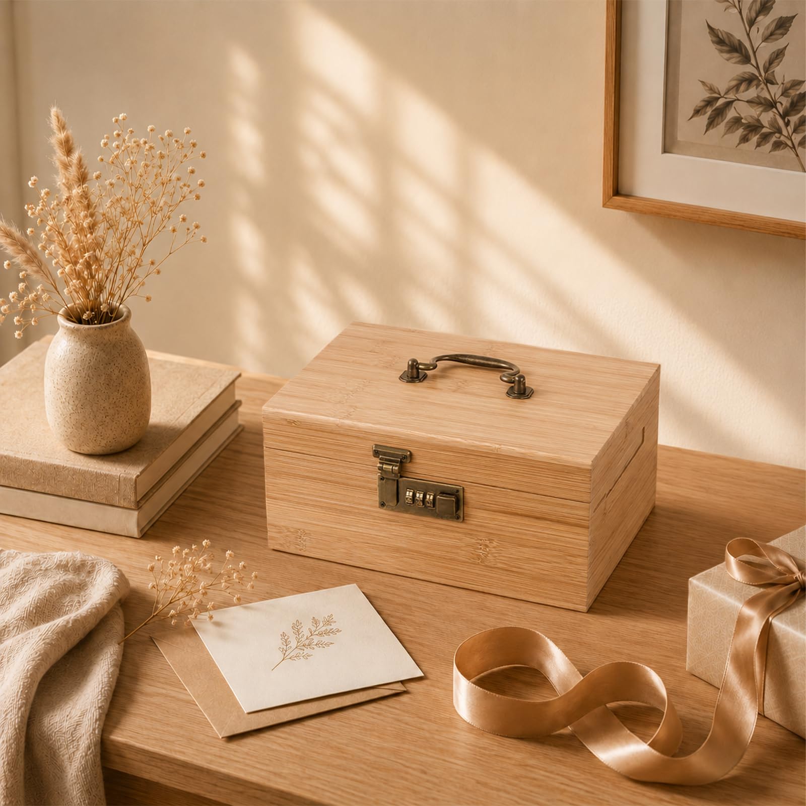 Boîte de rangement en bambou — tout organiser — 4