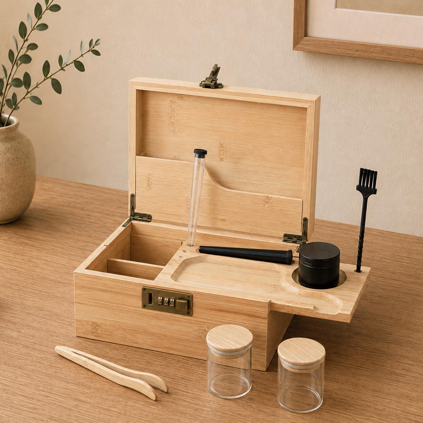 Boîte de rangement en bambou — tout organiser — 3