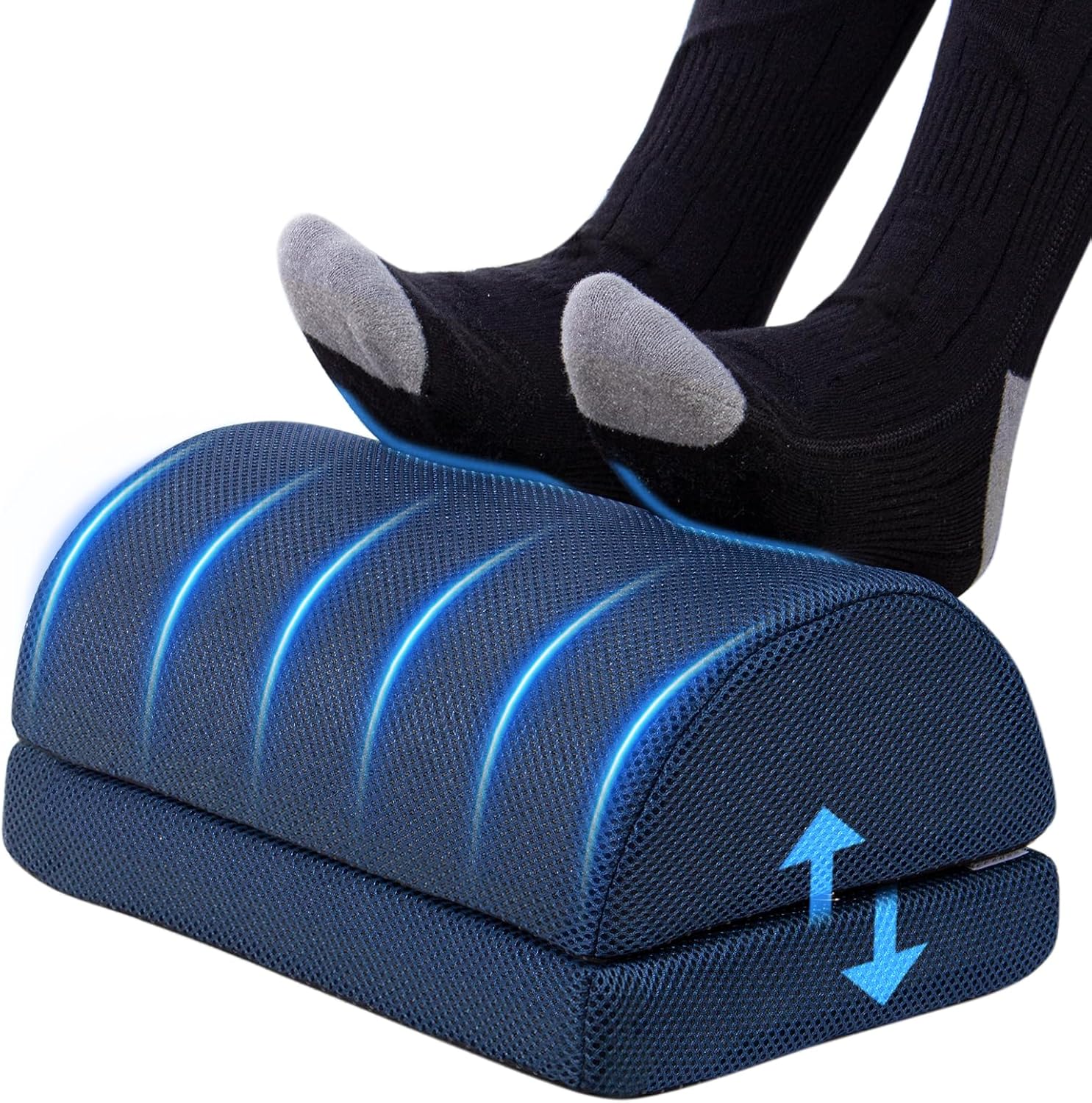 Repose pied ergonomique bleu foncé 33 × 23 × 16 cm