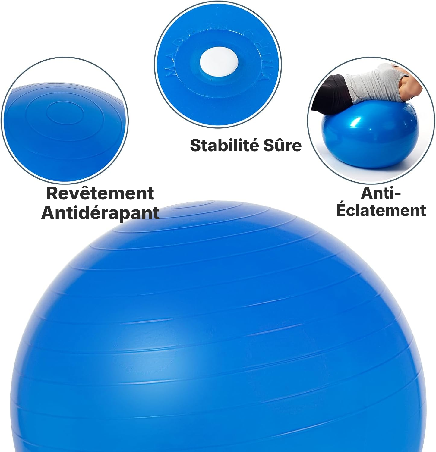Ballon pour bureau gris foncé 14 cm — 2