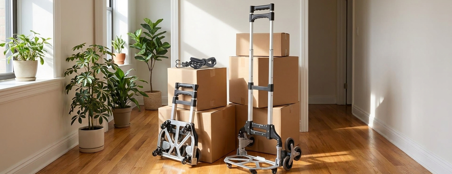 Chariot pliable — montez les escaliers