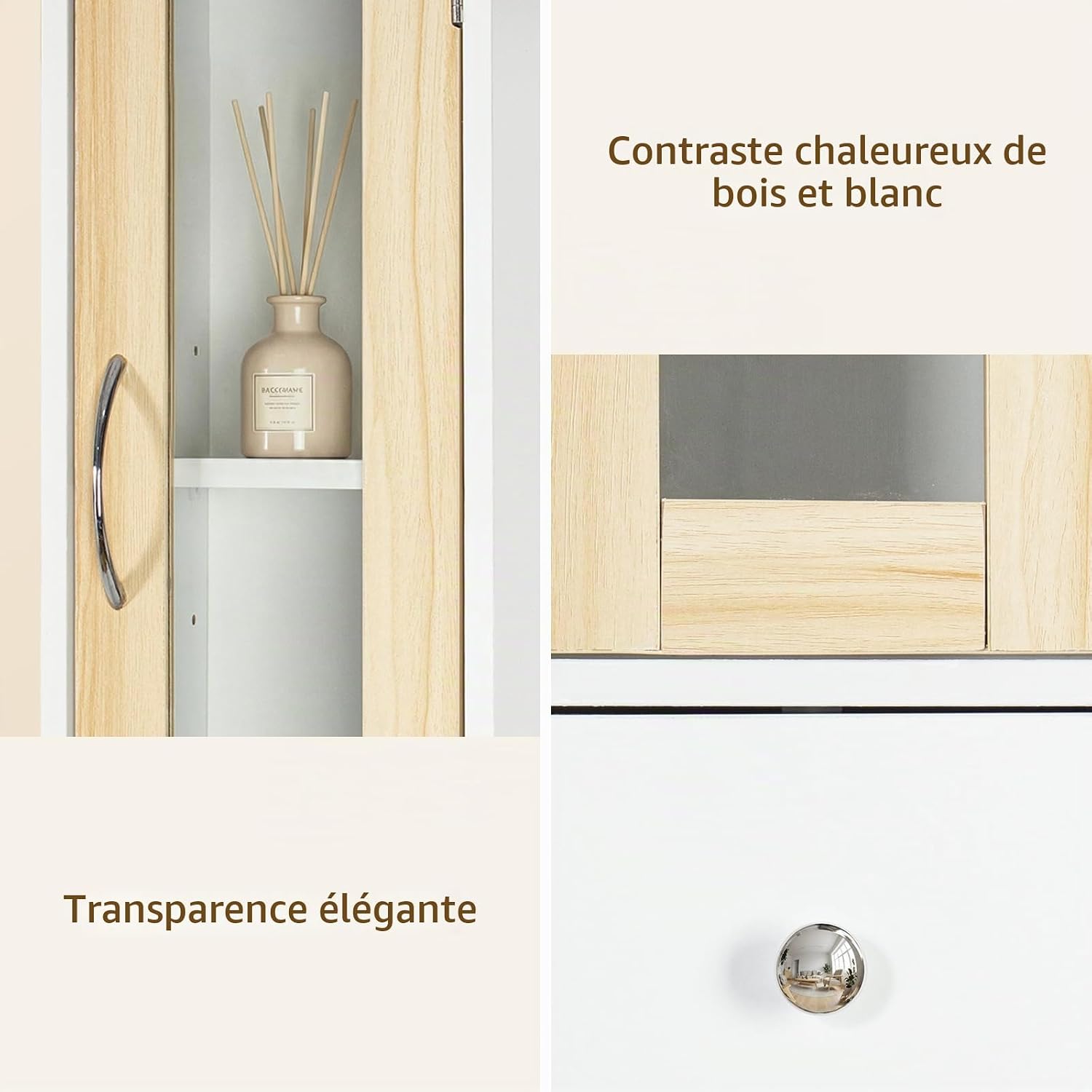meuble de salle bain étroit — rangez en hauteur — 6