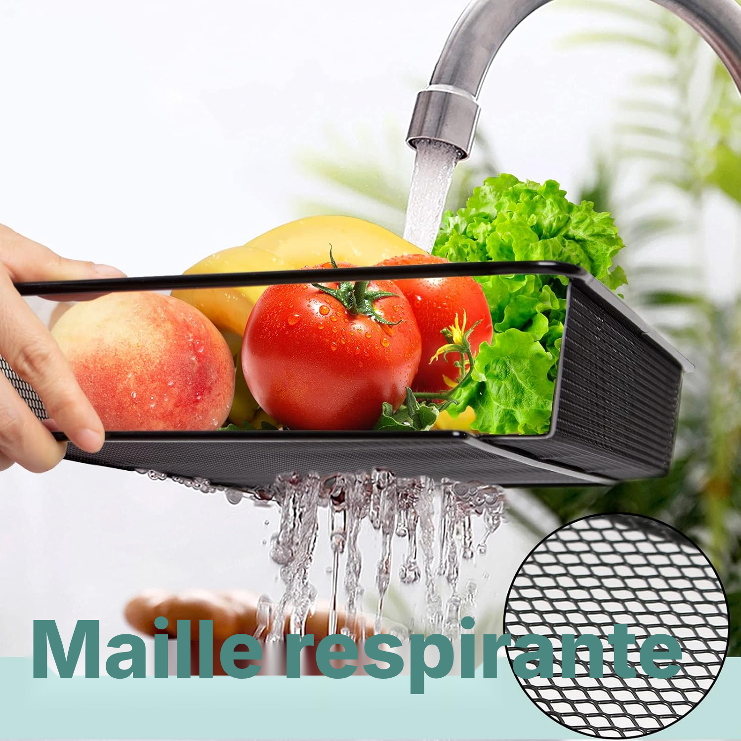 Cuisine desserte noire 5 niveaux — gain de place — 3