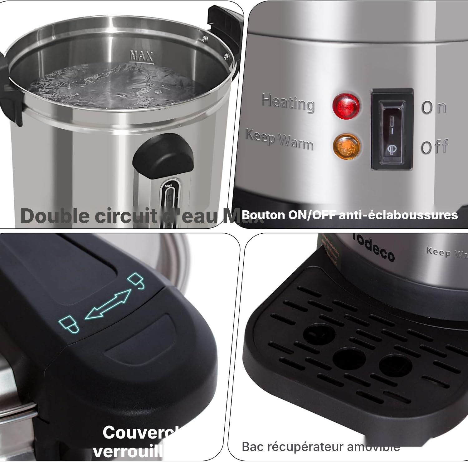 Distribution automatique de boissons 9,3 L 45 cm — 4