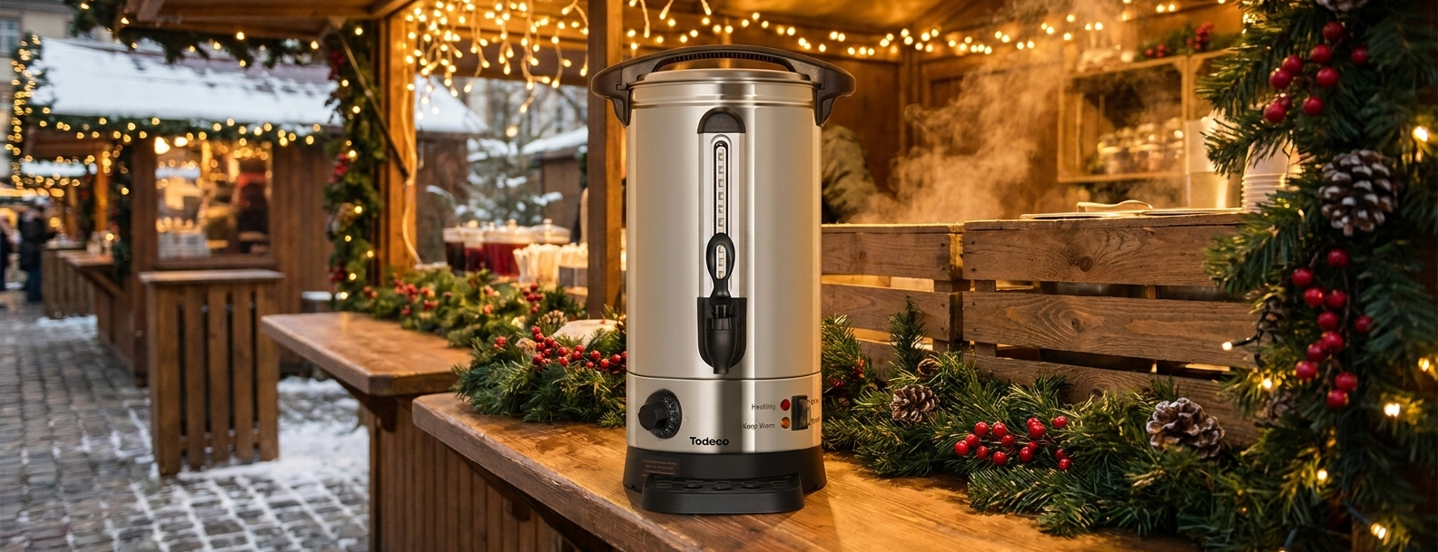 Distributeur de boissons chaudes 9,3 L à paroi simple