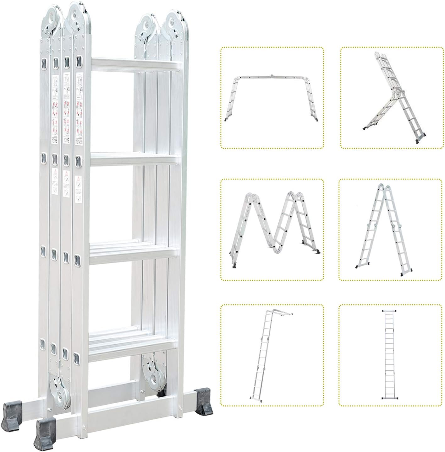 Échelle télescopique 6 en 1 — jusqu’à 478 cm — 1