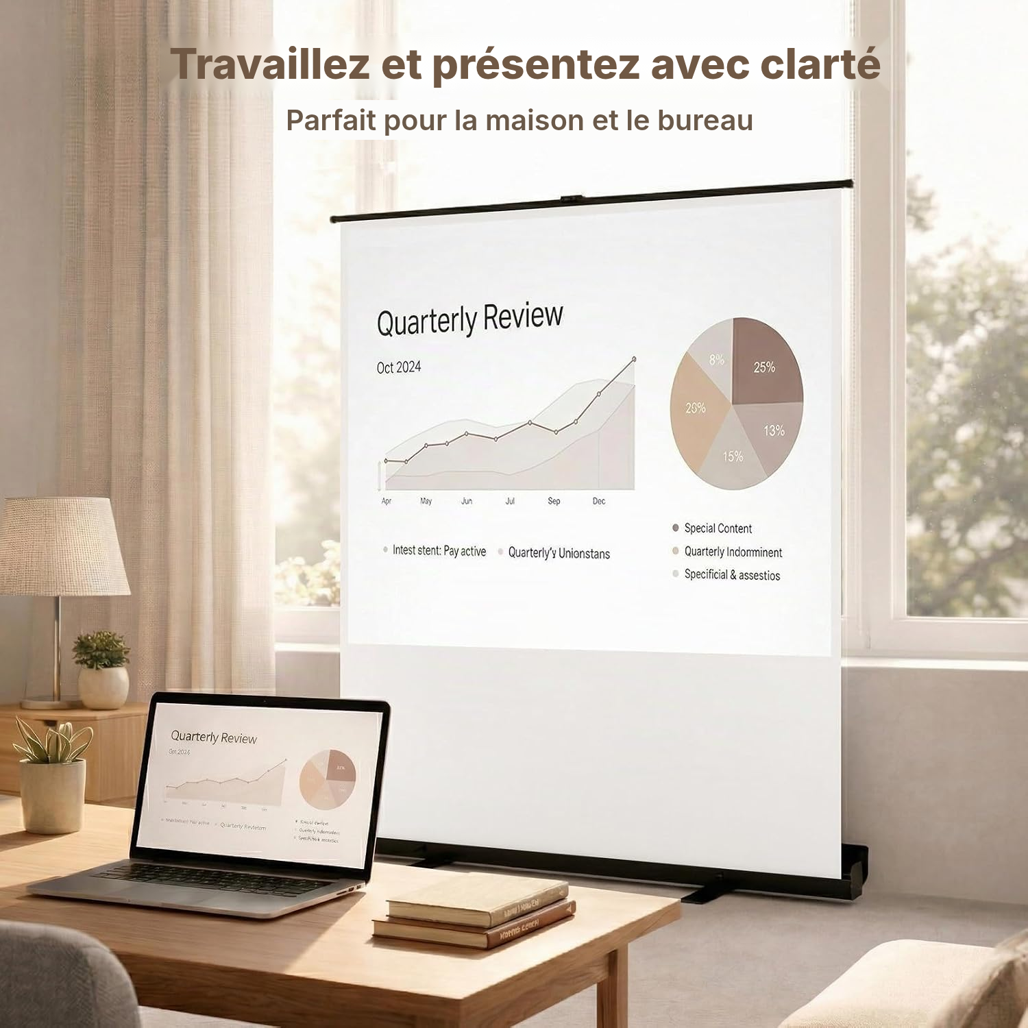 Écran pour rétro projecteur — projection nomade — 5