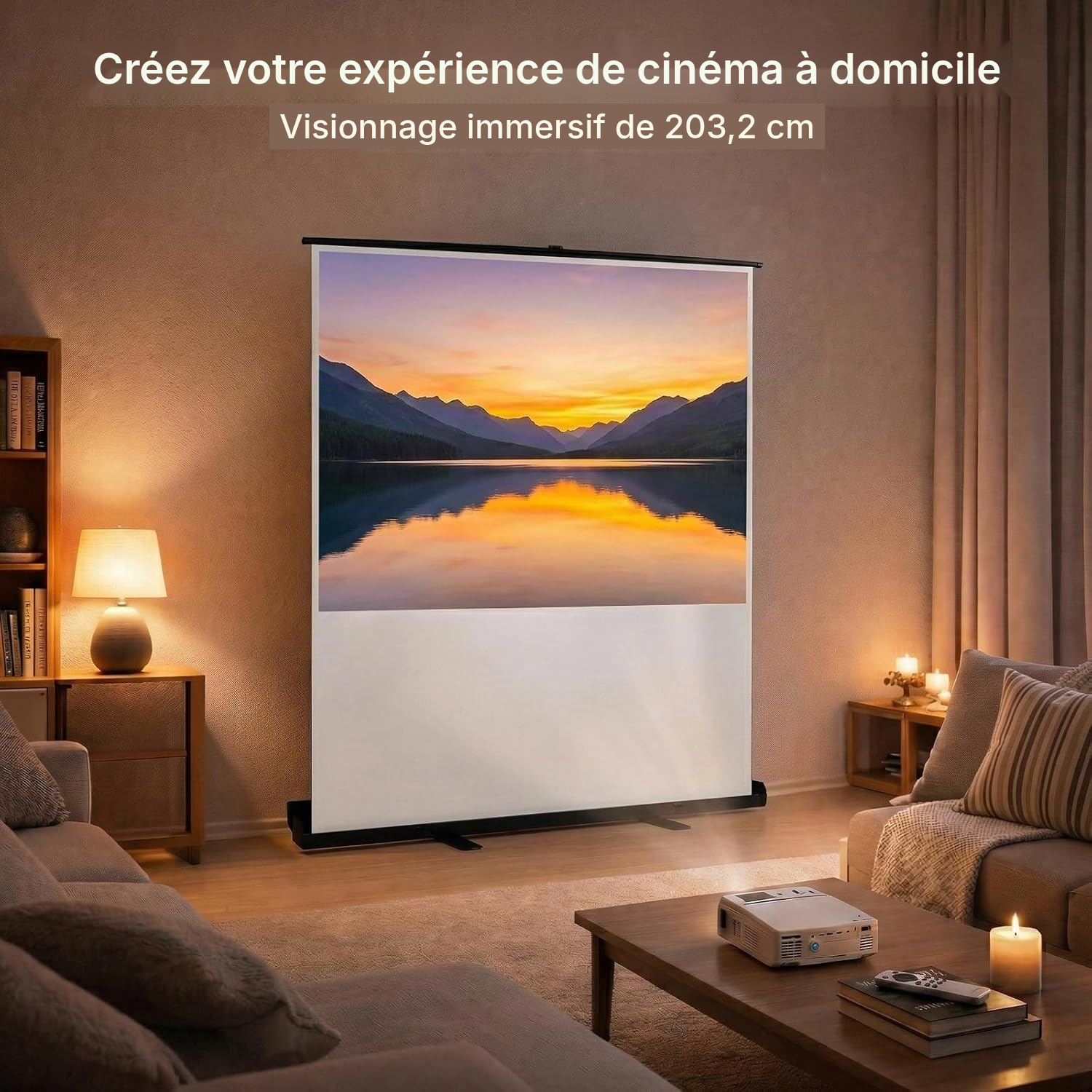 Écran pour rétro projecteur — projection nomade — 7