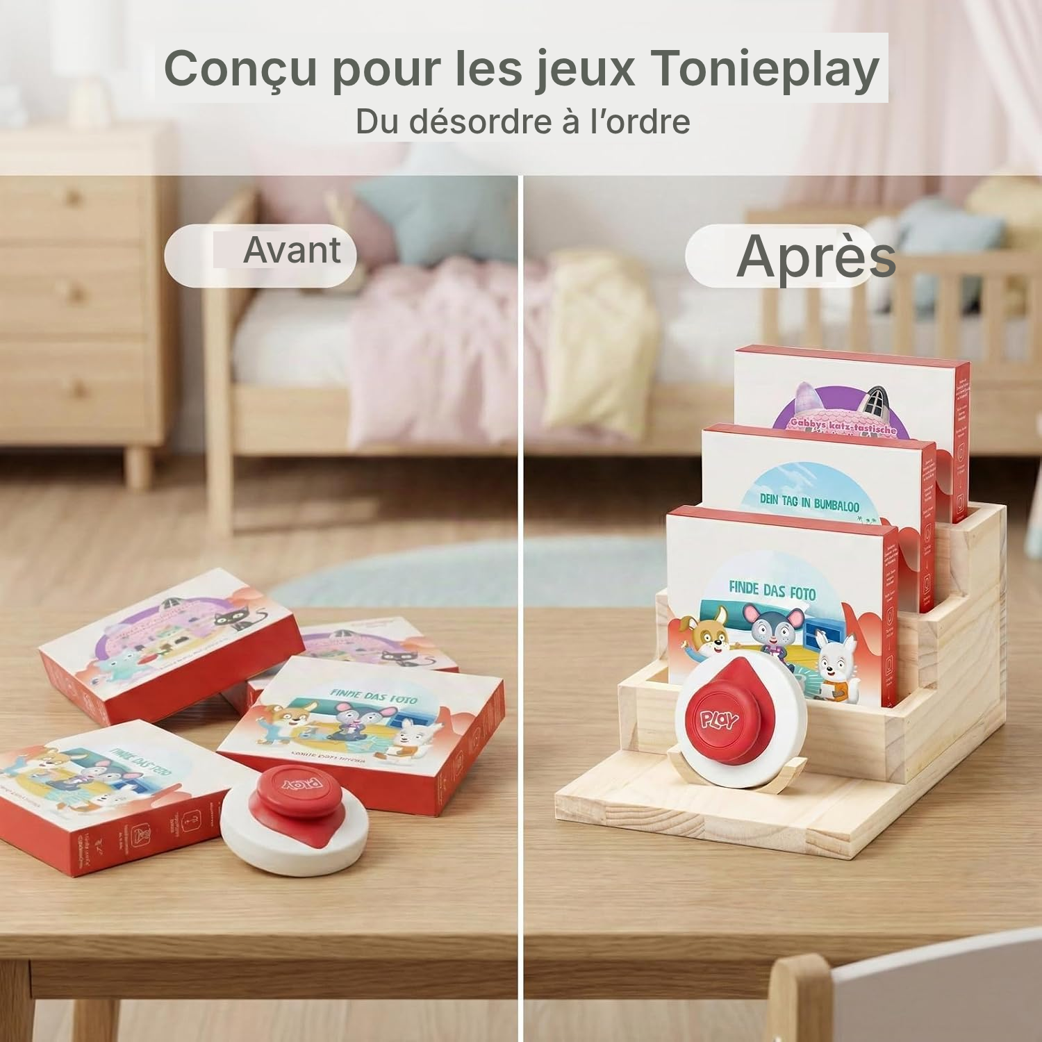 Rangement conteuse audio Tonieplay — tout visible — 6