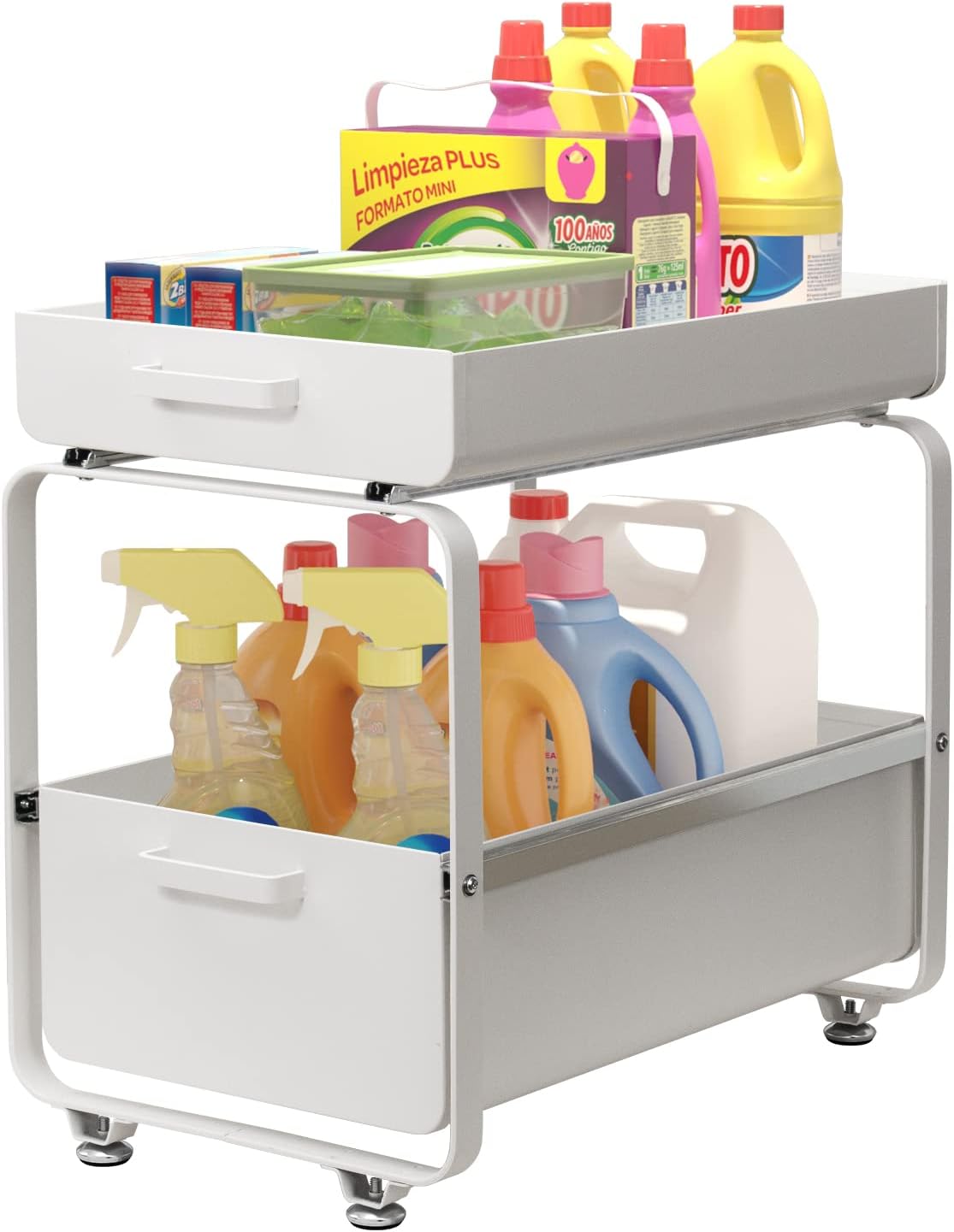 Organisateur meuble de cuisine blanc 44,3×27,5×19,8 cm — 1