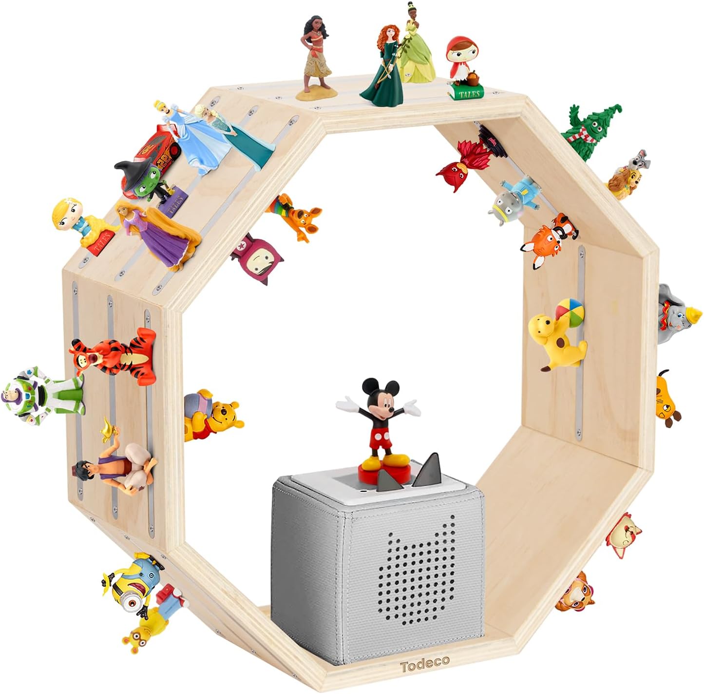 Étagère figurines enfant carré 40, mur libéré — 1
