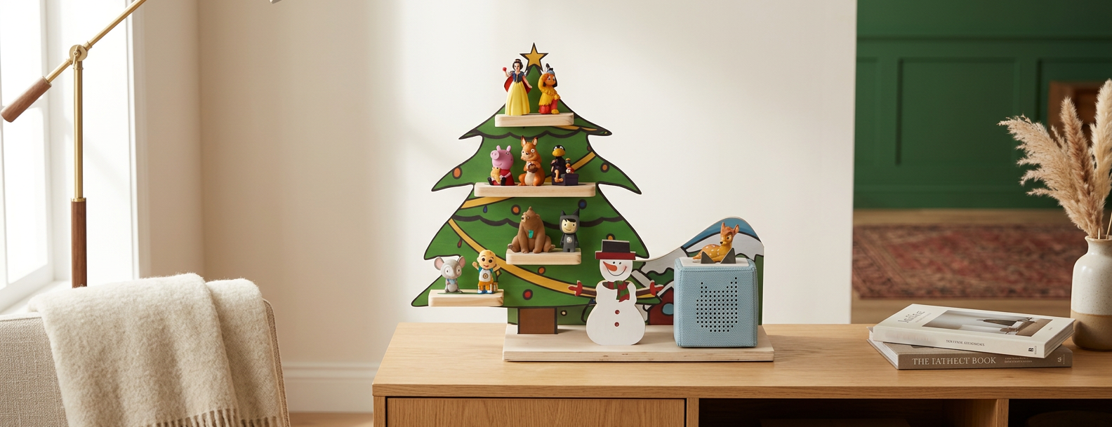 Étagère magnétique Noël 40 cm