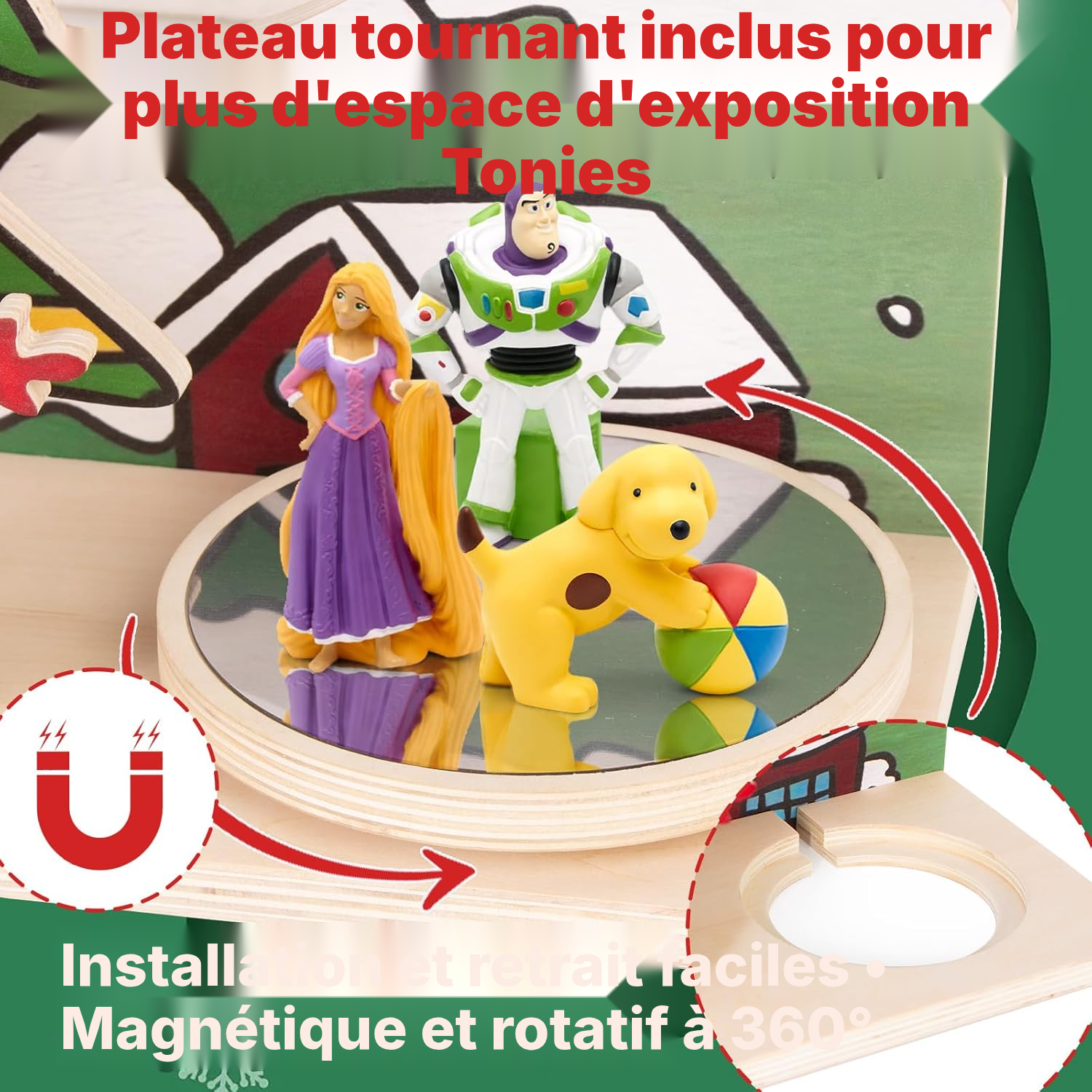 Étagère magnétique Noël 40 cm — 4