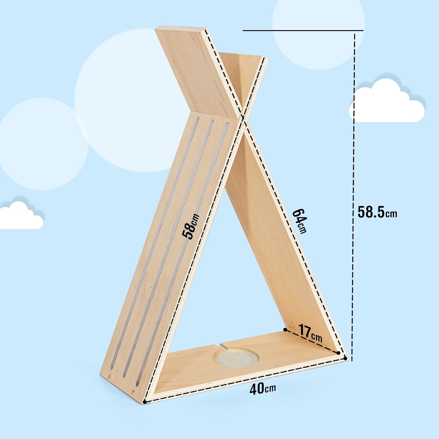 Étagère aimantée 58 cm — grand rangement — 7