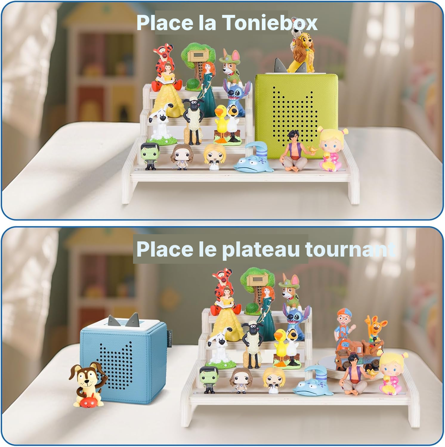 Étagère compacte 37 cm, plateau tournant — 7