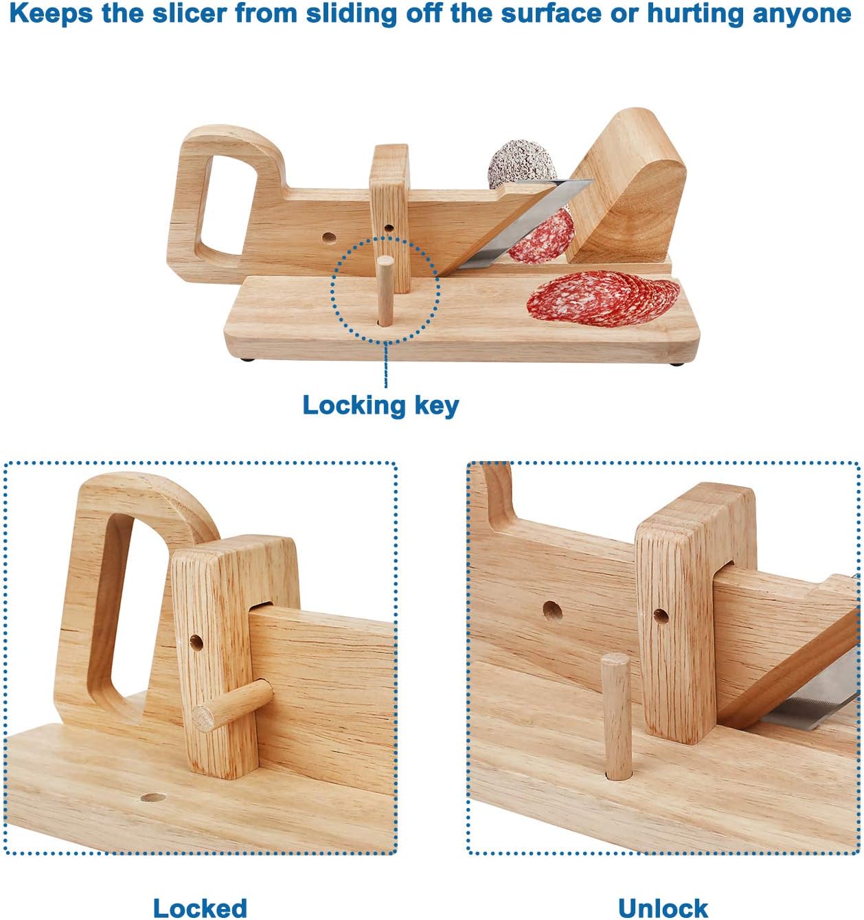 Guillotine à saucisson – tranches régulières — 3