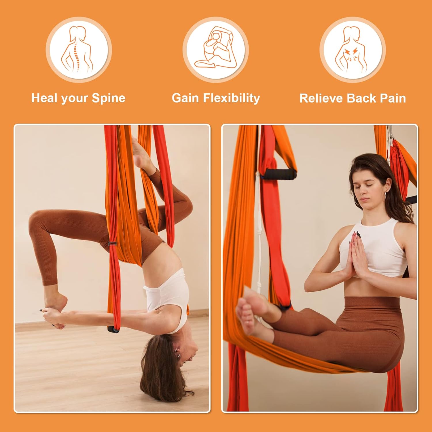 Hamac fly yoga — pratiquez chez vous — 5
