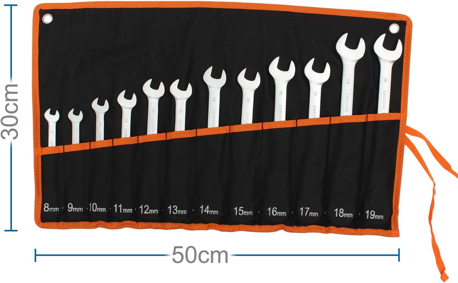 Jeu de clés mixtes à cliquet – tête flexible à 180° — 3