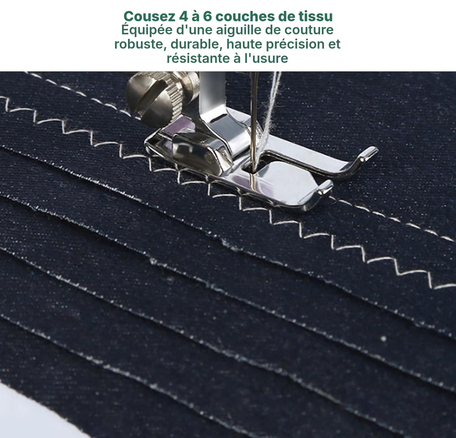 Machine à coudre compacte, 16 points, 29,5 × 27 × 12,5 cm — 4