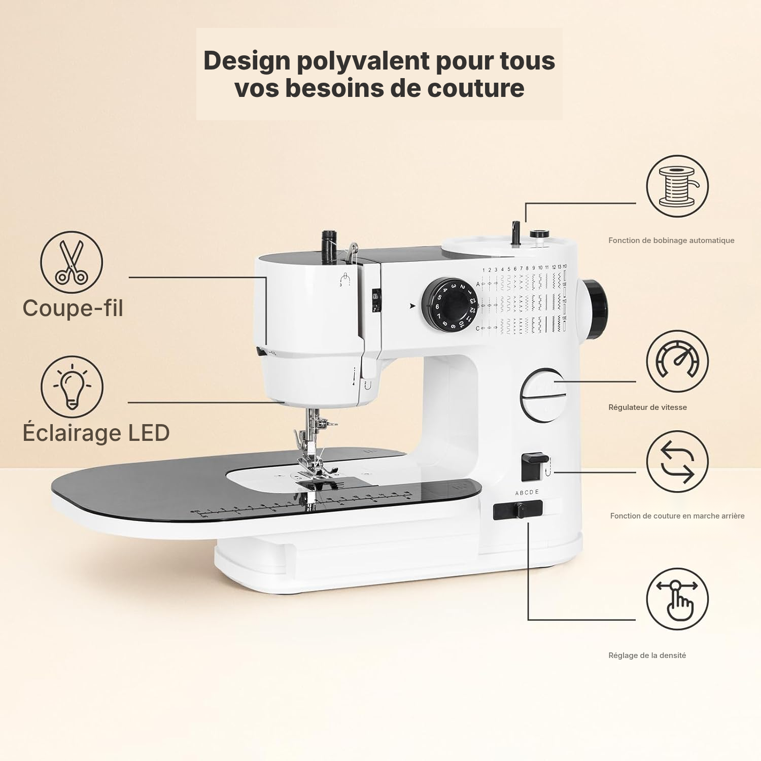 Machine à coudre — XL avec tablette — 5