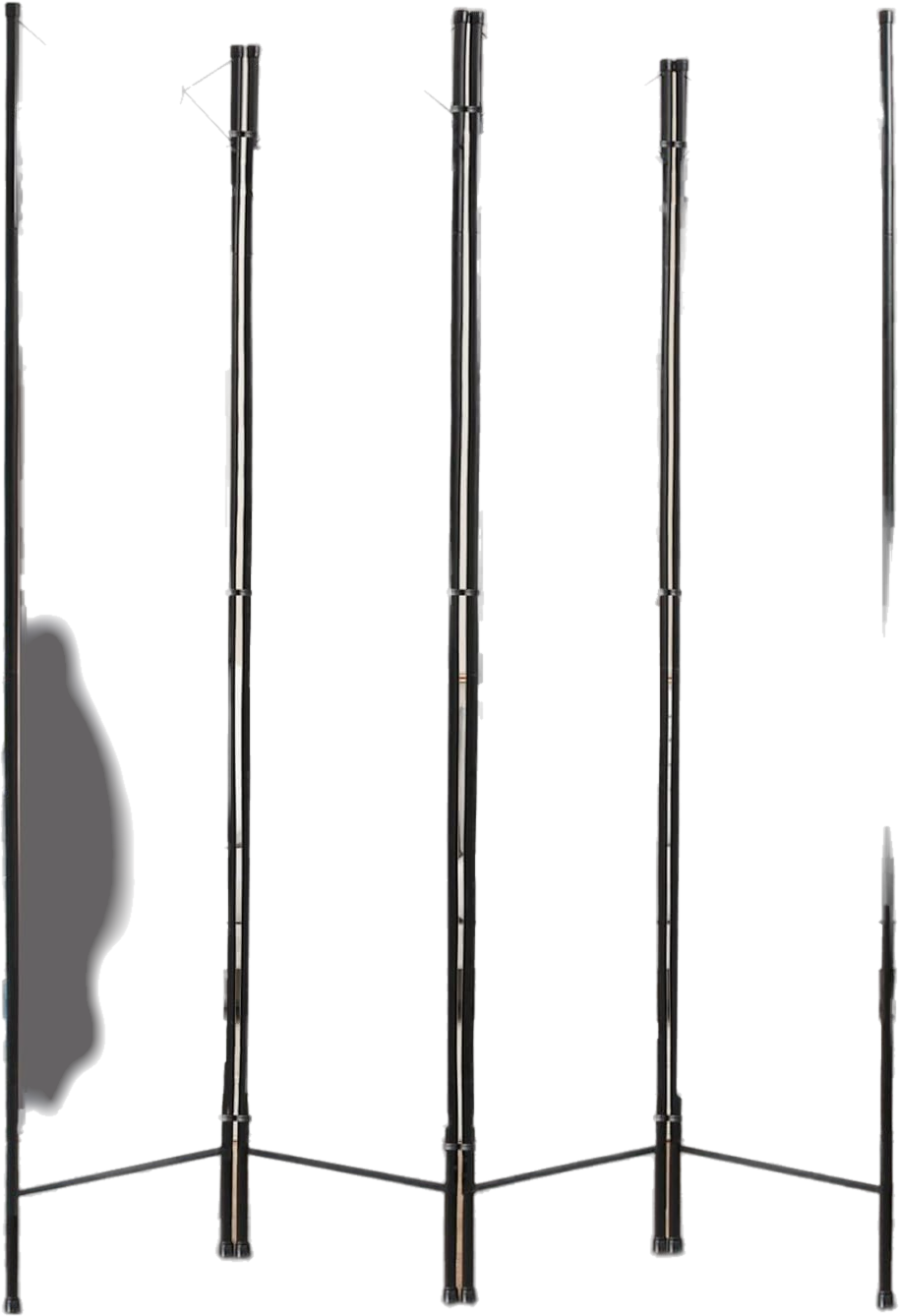 Paravent pliable gris — séparation de pièce — 8