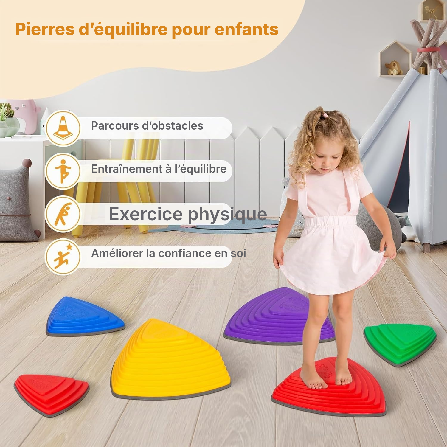 Pierres d’équilibre pour enfants — bougez en jouant — 4