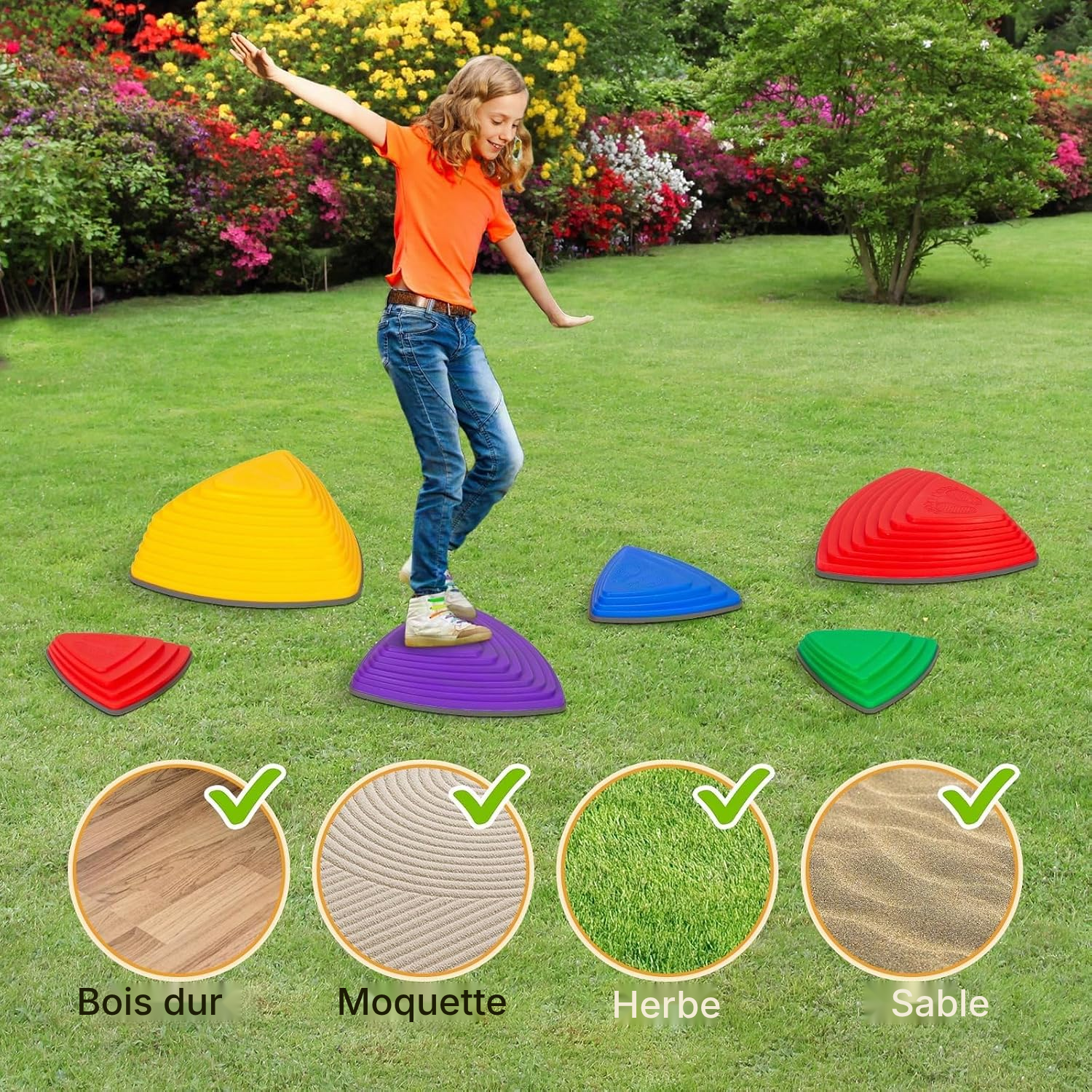 Pierres d’équilibre pour enfants — bougez en jouant — 6