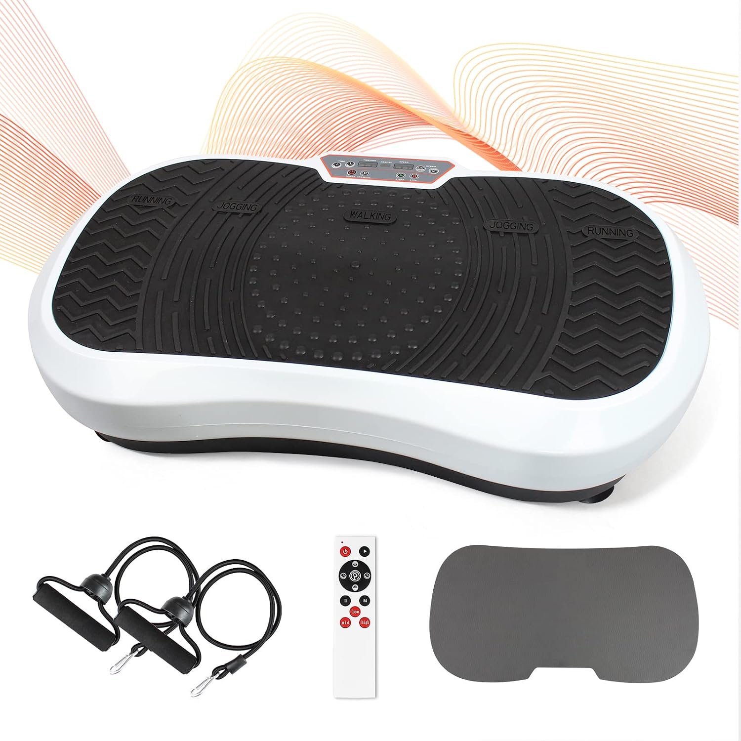 Plateforme vibrante 180 niveaux avec bandes