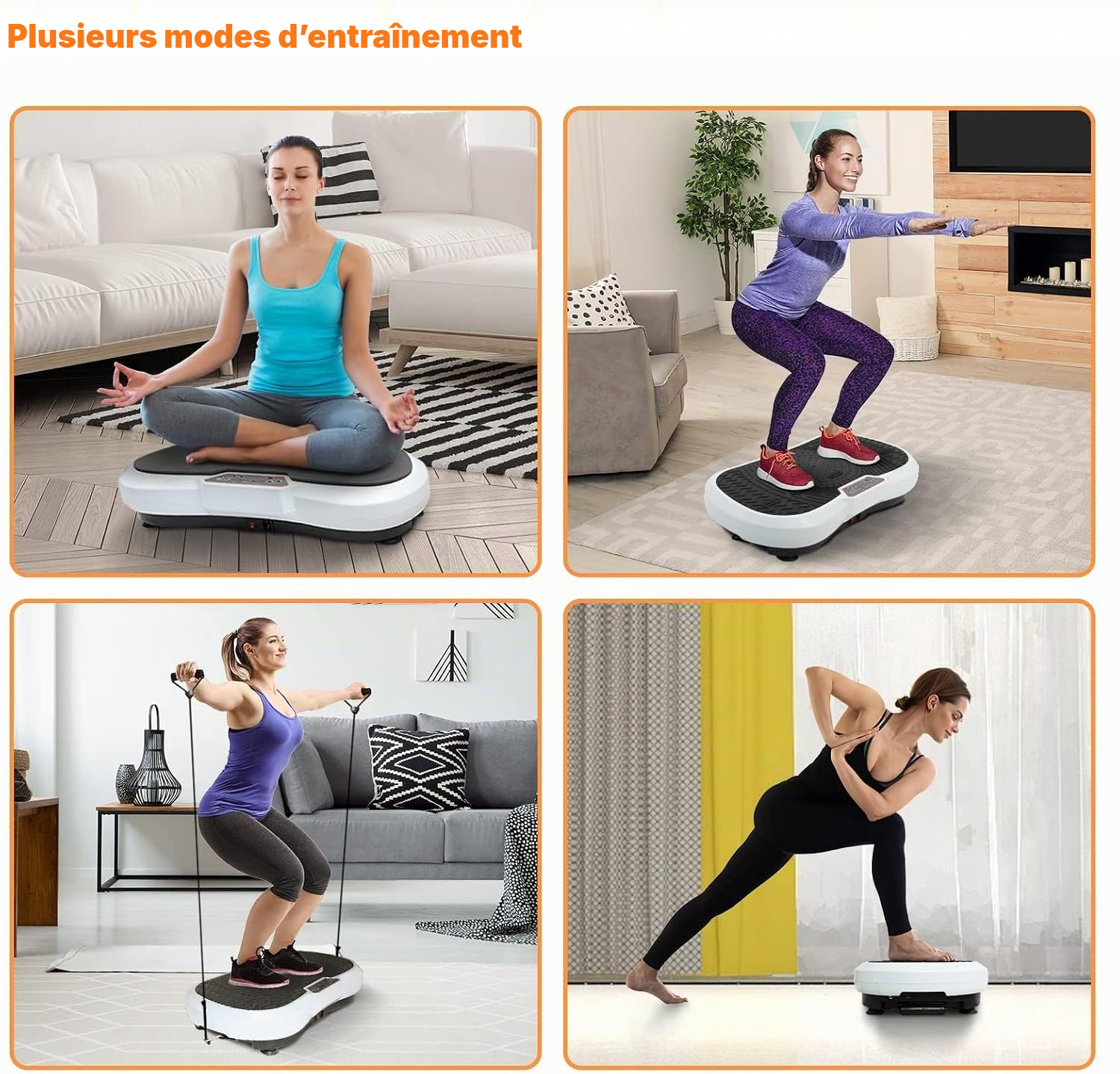 Plateforme vibrante — fitness complet à domicile — 6