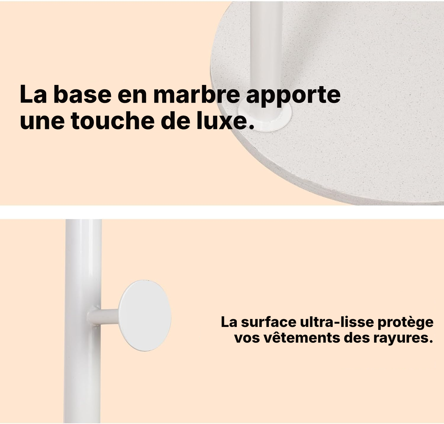 Portant manteau blanc stable et design — 3