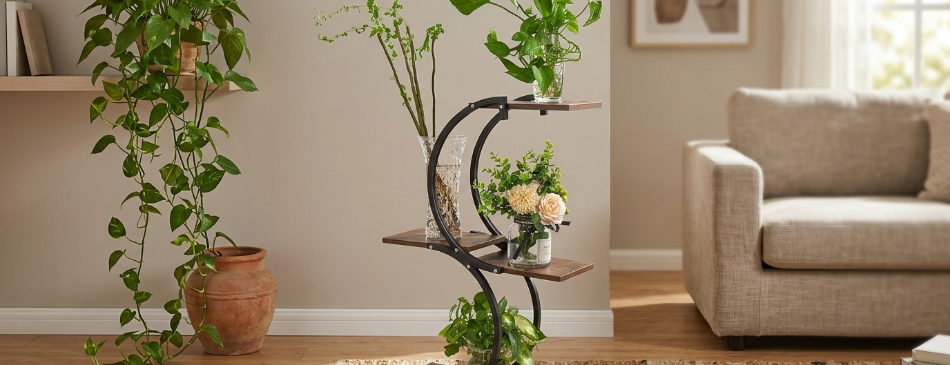 Étagère à plante petit format — 4 niveaux