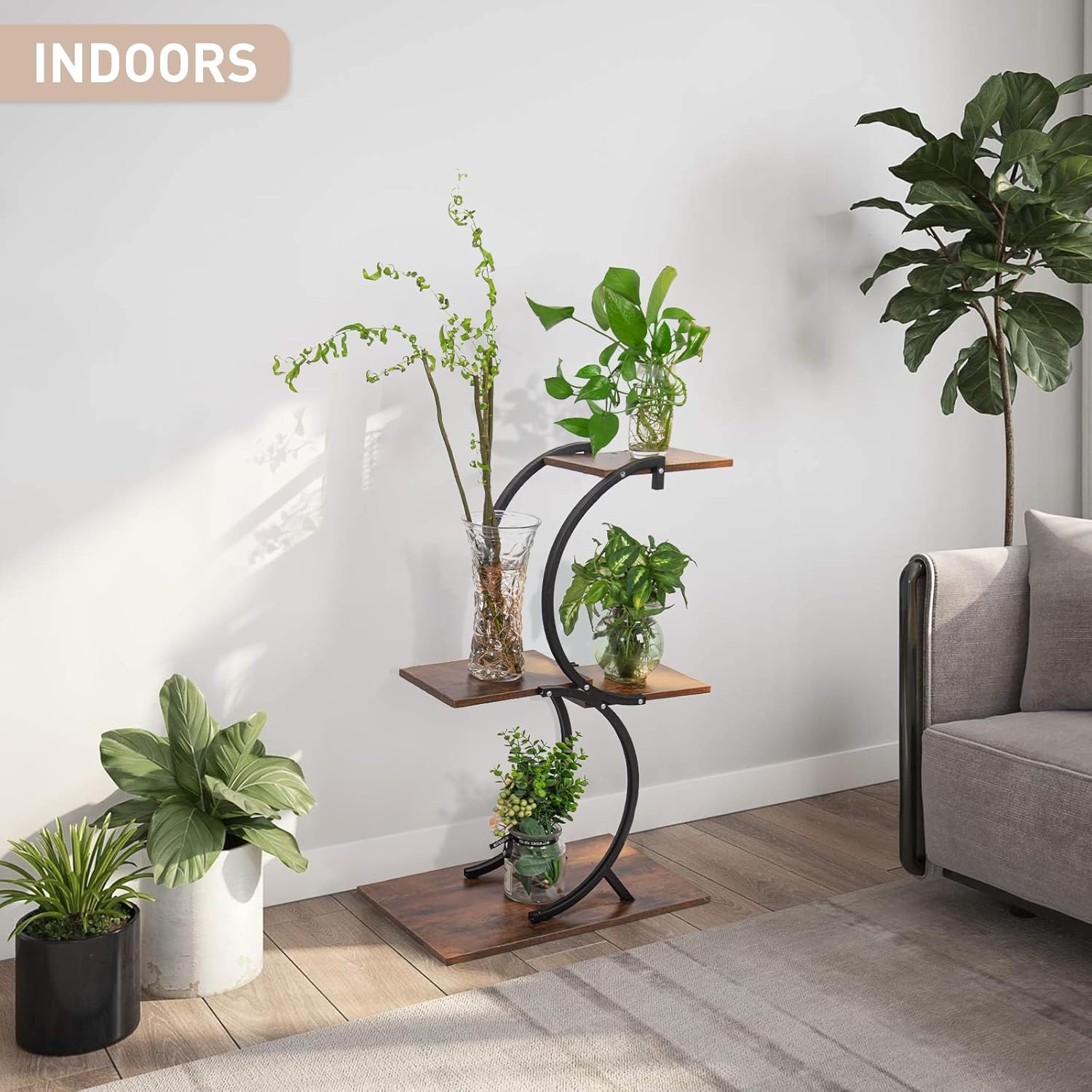 Étagère à plante petit format — 4 niveaux — 5