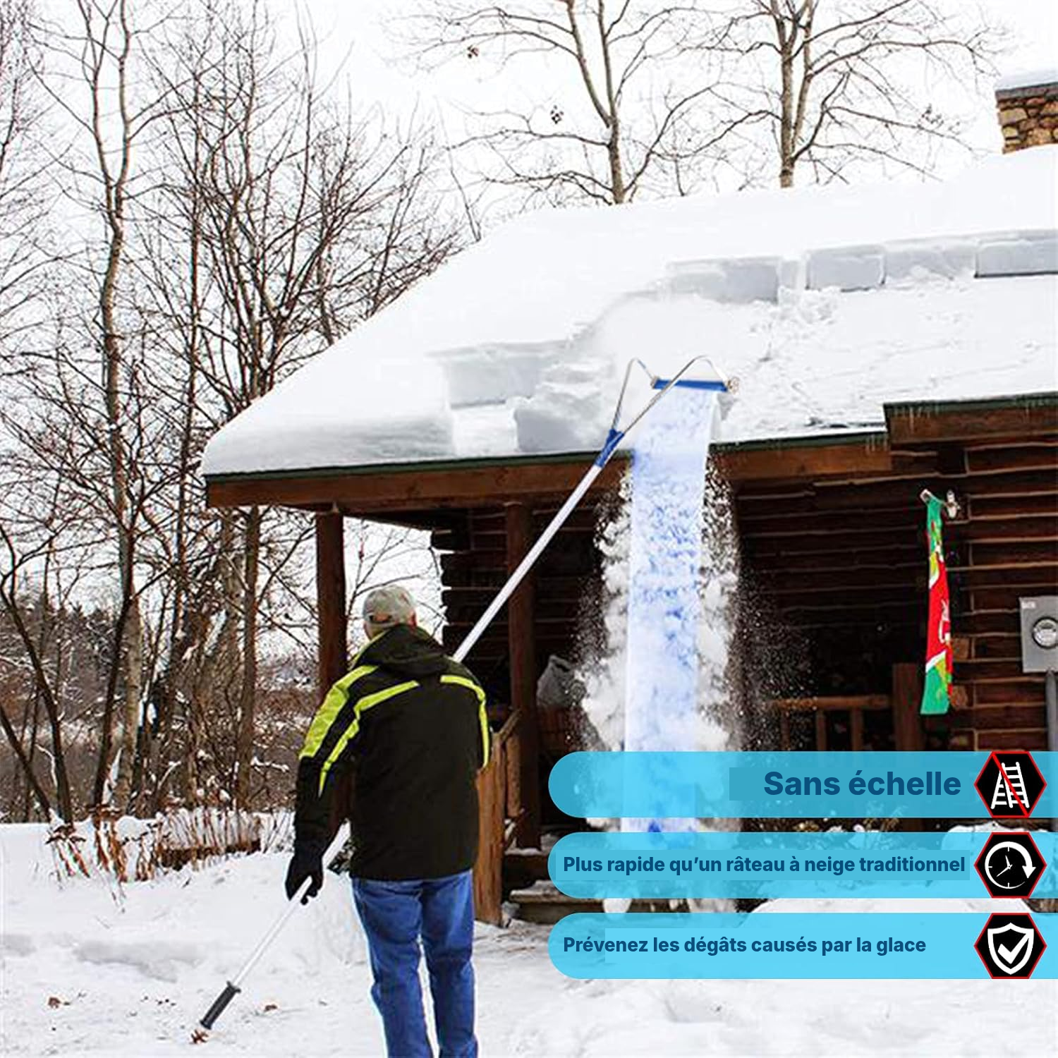 Pelle à neige de toiture — déneigez du sol — 5