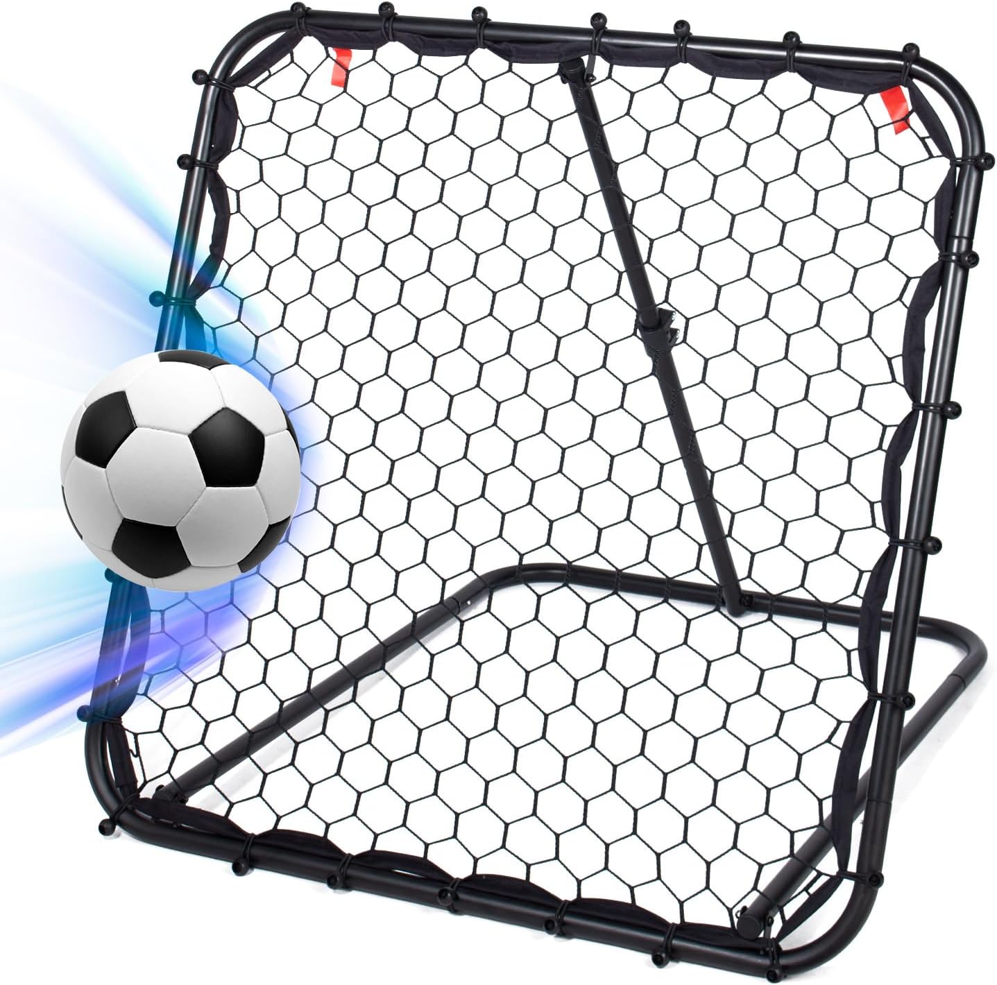 Filet de football rebond 100 cm, entraînement solo — 1