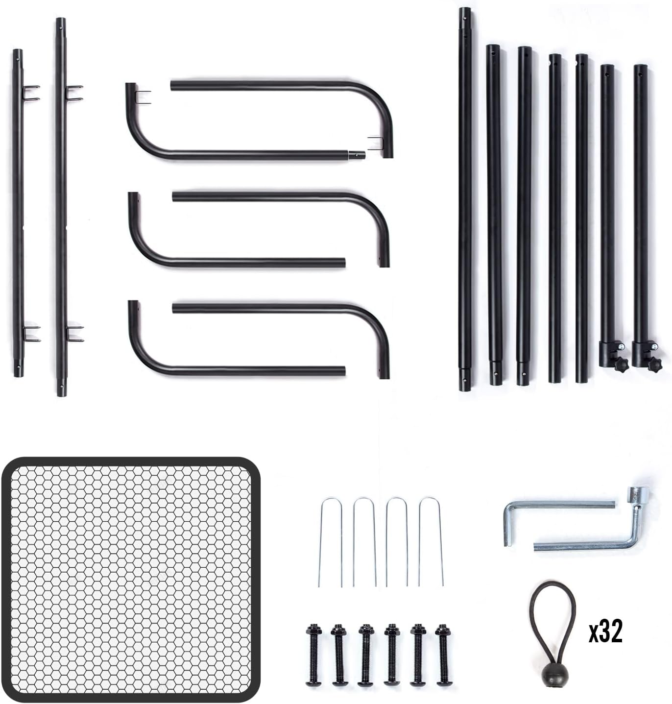 Filet cage de foot rebond grand format pliable 8 cm — 7