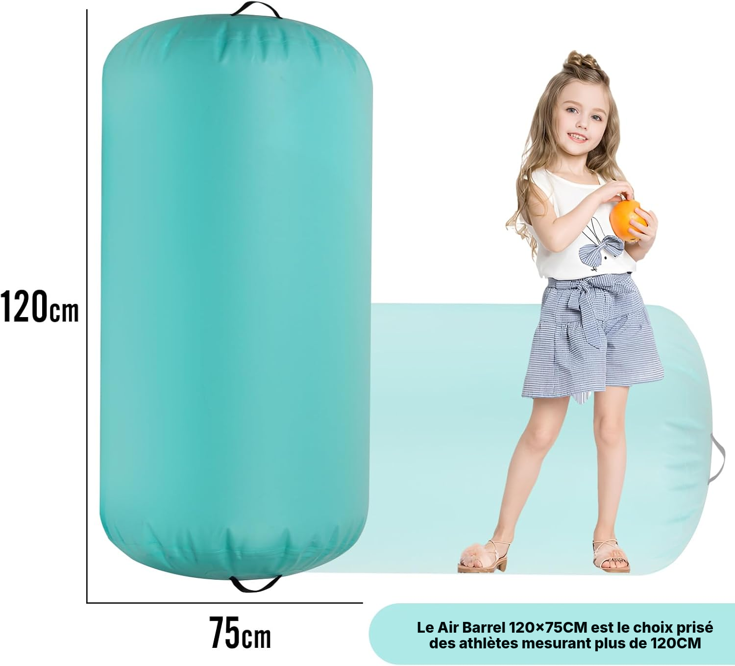 Rouleau de gymnastique vert — rebond maîtrisé — 2