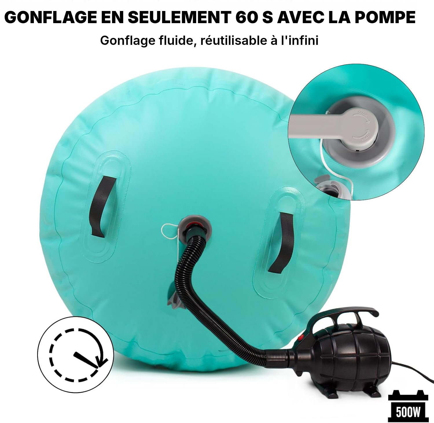 Rouleau de gymnastique vert — rebond maîtrisé — 3