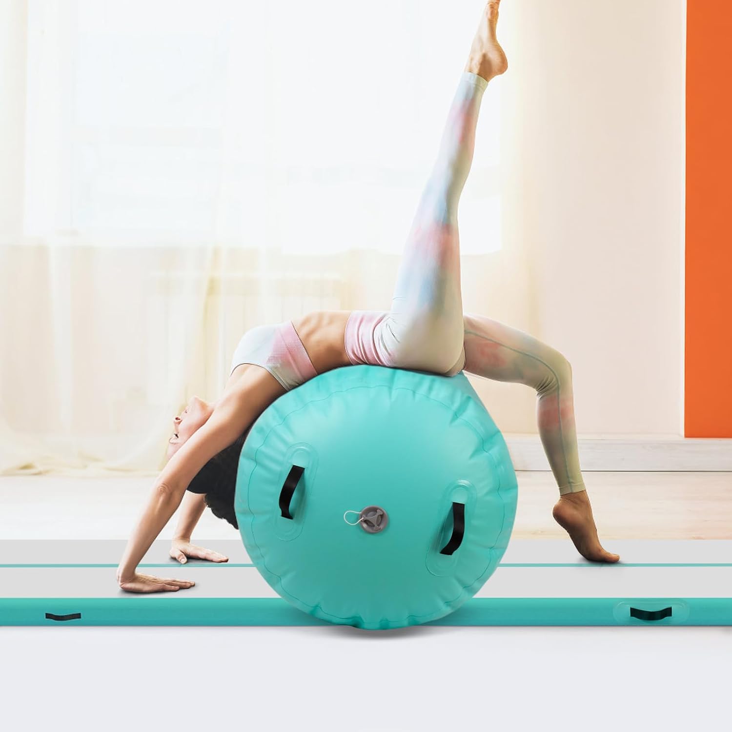 Rouleau de gymnastique vert — rebond maîtrisé — 7
