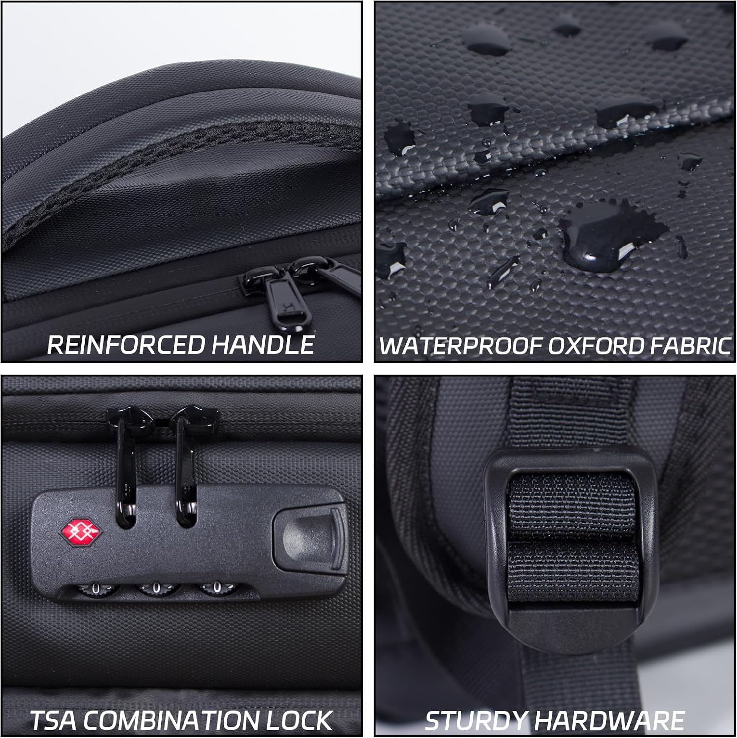 Sac à dos sous vide noir — gagnez de la place — 5
