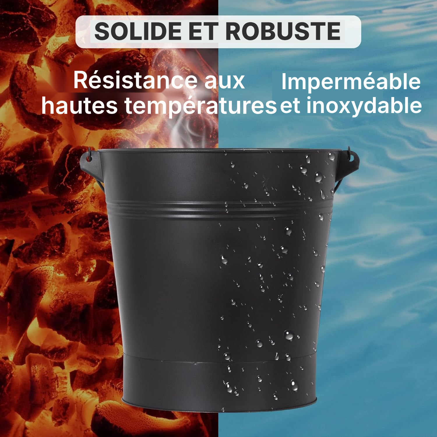 Seau à cendres Grand modèle — accessoires cheminée — 4