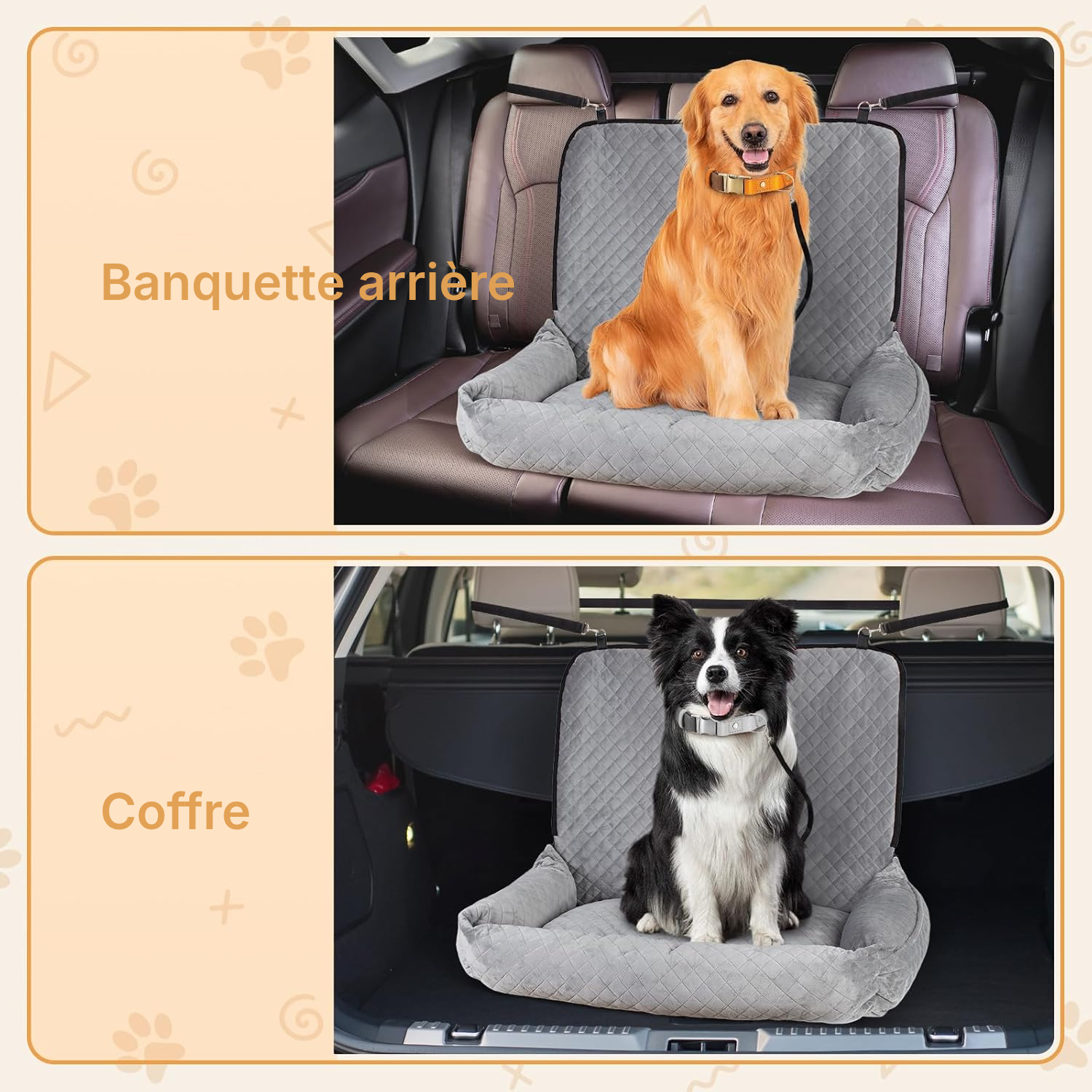 Siège auto chien — confort jusqu’à 25 kg — 5